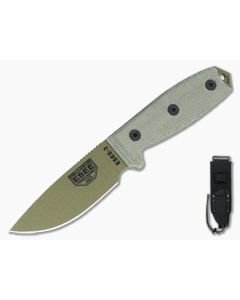 ESEE 3 Plain Edge with MOLLE Back Dark Earth Blade