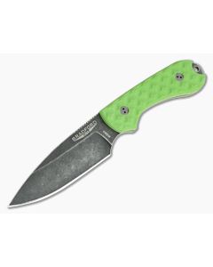 Bradford Guardian3 Sabre Ground Nimbus M390 Toxic Green G10 Fixed Blade