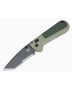 Benchmade 431SBK-1 Redoubt Tanto Part Serrated Green 