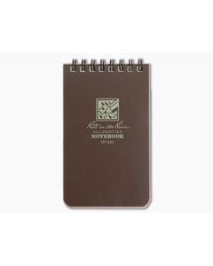 Rite In The Rain 3" x 5" All-Weather Notebook Brown