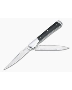 Kershaw Allegory Trapper Satin Stainless Steel Black Micarta Slip Joint Folder 4385