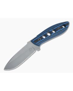 Tom Krein K9 Model 6 Blue/Black G10 Fixed Blade 4475