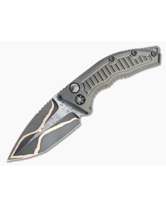 Heretic Custom Medusa Bakers Forge Damascus Tanto