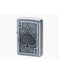 Zippo Windproof Lighter Ace Of Spades Design 49637