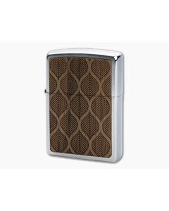Zippo Windproof Lighter Woodchuck USA Walnut Leaves 49708