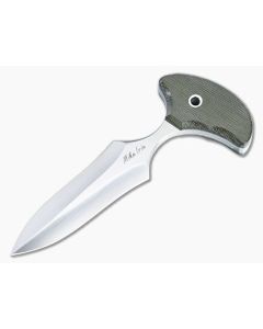 Mike Irie Custom Version 2 Push Dagger OD Green Micarta