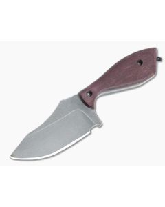 Otha Custom Klax Drop Point Red Richlite