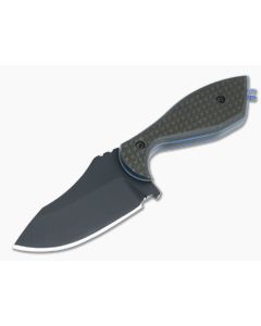 Otha Custom Klax Drop Point Carbon Fiber