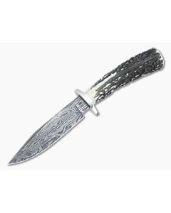 Bill Miller Custom Hunter Stag and 256-Layer Damascus