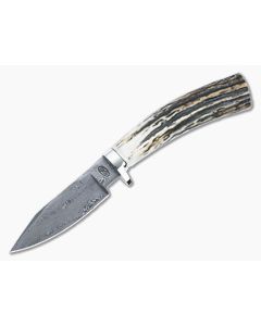 Bill Miller Custom Hunter Stag and 288-Layer Damascus