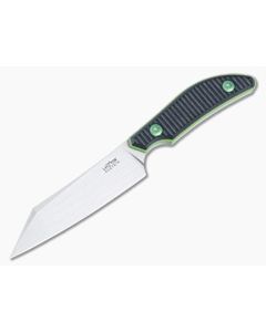 Lhotak Designs Reverse Tanto Fixed Blade ATI 425 Titanium Black Green G10