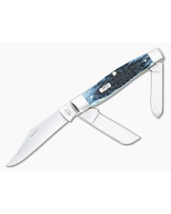 Case Large Stockman Pocket Worn Mediterranean Blue 51861