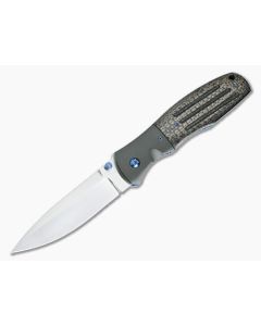John W. Smith Custom 4" Fighter Lightning Strike Carbon Fiber Zirconium