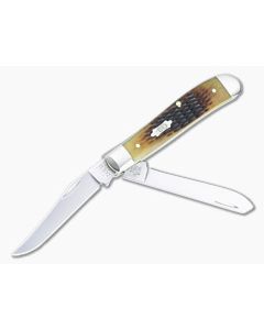 Case Mini Trapper Antique Bone Rogers Corn Cob Jig 52830