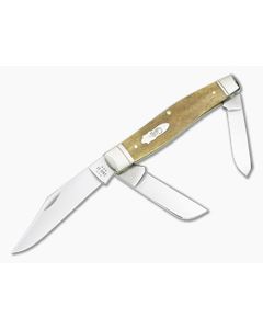 Case Large Stockman Smooth Antique Bone 58204