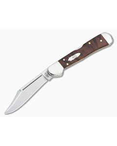Case Mini Copperlock Brown Maple Burl Wood 64067