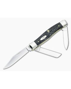 Case Medium Stockman Jigged Buffalo Horn
