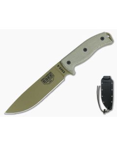 ESEE 6P Dark Earth Plain Edge Black Sheath
