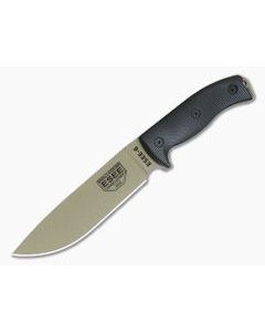 ESEE 6 Dark Earth Blade 3D Black G10 Handles Fixed Blade 6PDE-001