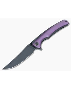 WE Knife Co 704F Flipper Purple Titanium Black M390