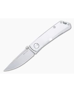 Real Steel Luna Eco Stonewashed K110 Stainless Steel Frame Lock Folder 7082