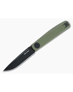 Real Steel Gslip Compact Black VG10 OD Green G10 Slip Joint 7866