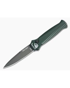 Piranha P7 Miniguard Tactical PVD S30V Green Button Lock Automatic