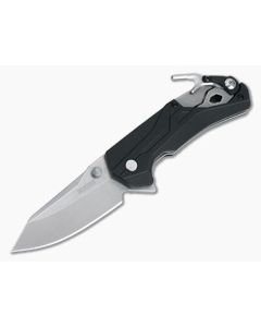 Kershaw Drivetrain Stonewashed D2 Black GFN Assisted Liner Lock Flipper Rescue Knife 8655