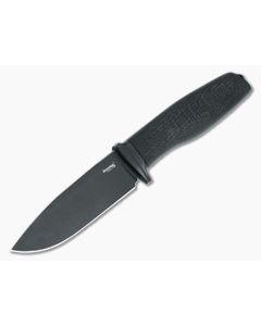 LionSteel Acha Black Burlap Micarta Black M390