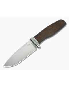 LionSteel Acha Natural Burlap Micarta M390