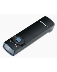 Olight Arkfeld Black 1000 Lumen Cool White Rechargeable Flat Flashlight with Green Laser