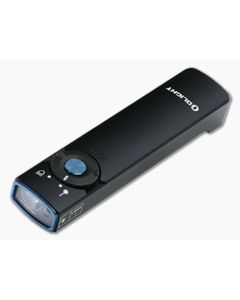 Olight Arkfeld Black 1000 Lumen Neutral White Rechargeable Flat Flashlight with Green Laser