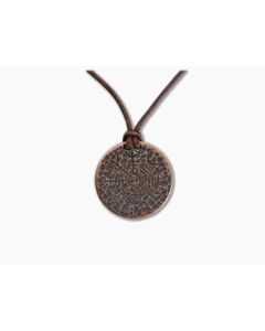 Shire Post Mint Helm of Awe Coin Necklace Aegishjalmur Viking Coin Copper 