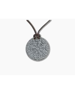 Shire Post Mint Helm of Awe Coin Necklace Aegishjalmur Viking Coin Fine Silver