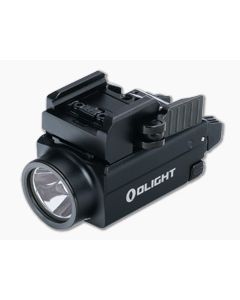 Olight Baldr S Rechargeable Tactical Light Black Aluminum 800 Lumens Max with Green Laser 