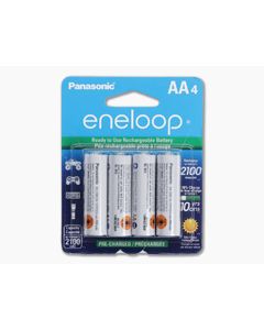 Panasonic Eneloop AA Rechargeable 2000mAh 1.2V NiMH Batteries (4 Pack)