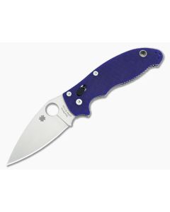 Spyderco Manix 2 Plain S110V Dark Blue G10 C101GPDBL2