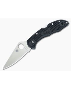 Spyderco Delica 4 Flat Ground VG10 Black FRN C11FPBK