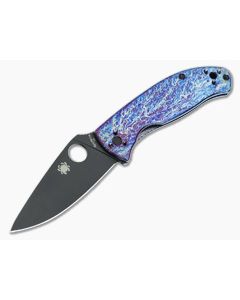 Spyderco Tenacious Disarray Titanium Black Blade