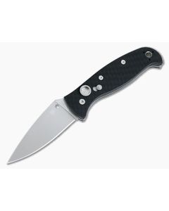 Spyderco Autonomy 2 Black G10 Plain LC200N Automatic Knife C165GP2