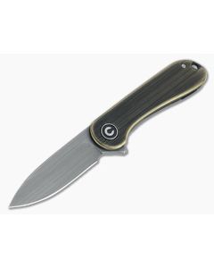 CIVIVI Mini Elementum Brass Frame Lock Flipper Knife C18062Q-1