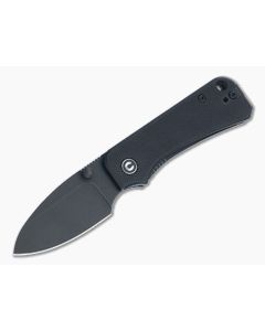 CIVIVI Baby Banter Black Stonewashed Nitro-V Black G10 Liner Lock Folder C19068S-2