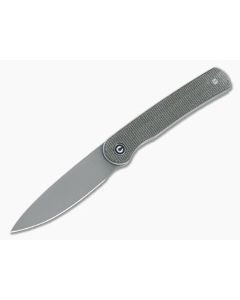 CIVIVI Stylum Dark Green Canvas Micarta Detent Slip Joint Front Flipper C20010B-C