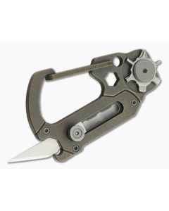 CIVIVI Polymorph Carabiner Bronze Titanium Keychain Utility Multi-Tool C20045-2