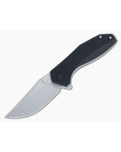 CIVIVI Odd 22 Flipper Blasted 14C28N Black G10 Liner Lock Folder C21032-1