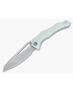 CIVIVI Spiny Dogfish Liner Lock Folder Stonewash 14C28N Natural G10 C22006-2