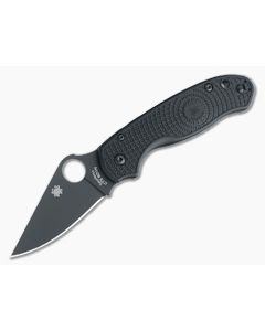 Spyderco Para 3 Lightweight Black FRN BD1N Black DLC Plain Edge C223PBBK