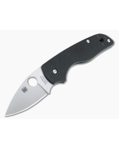 Spyderco Lil Native SLIPIT Plain Satin S30V Black G10 Slip Joint Folder C230NLGP