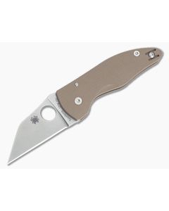 Spyderco MicroJimbo Brown G10 CPM-15V Sprint Run