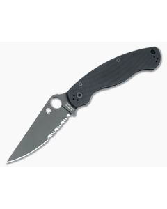Spyderco Military 2 Black Part Serrated